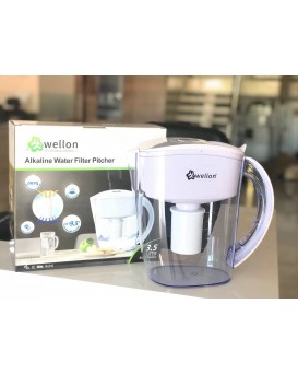 Wellon Antioxidant Alkaline Water Filter Pitcher Jug 3.5L (White)…